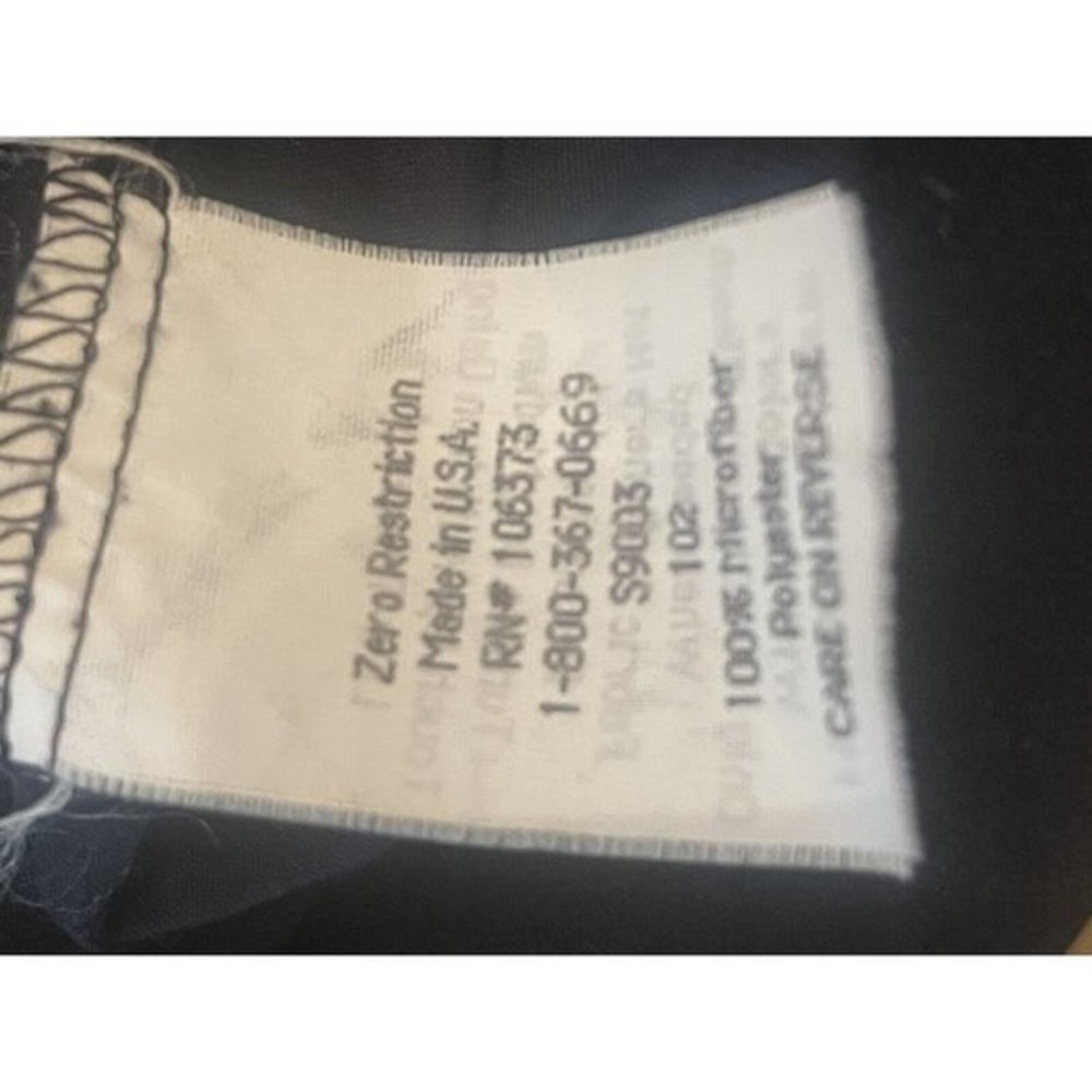 Zero Restriction Lightweight Golf Vest Black Snap… - image 6